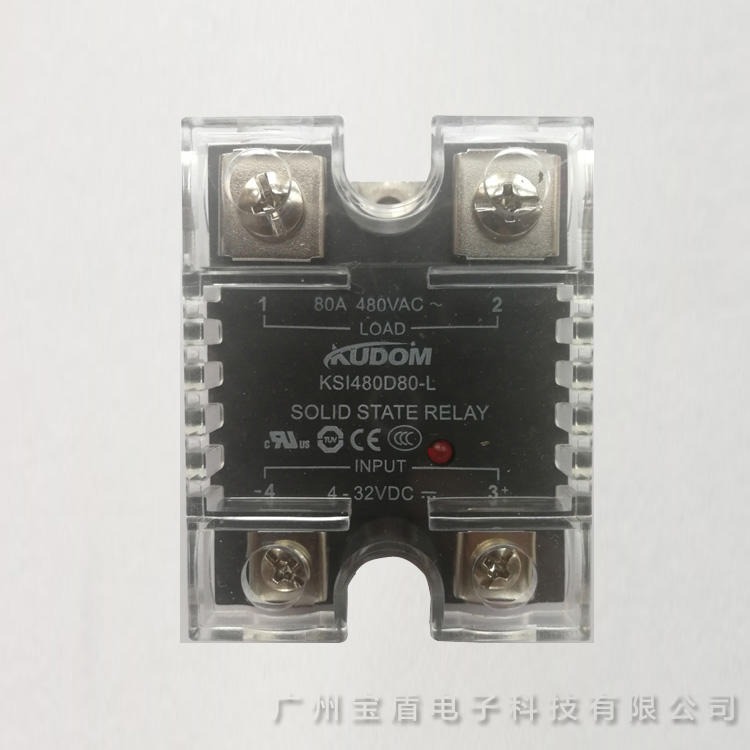 库顿 KUDOM KSI480D80-L(083) 单相交流固态继电器 固态继电器SSR  单相固态继电器