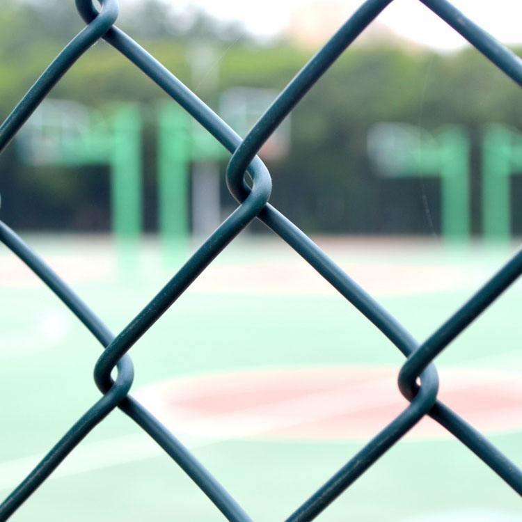 图纸定做墨绿色勾花护栏网-体育场护栏网-景区隔离护栏 保质保量