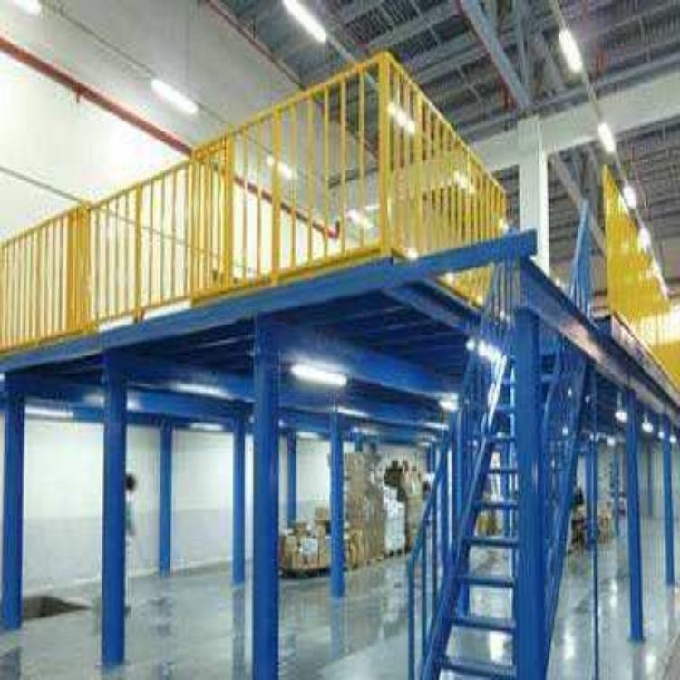 订制钢结构平台 森沃仓储货架 二层钢平台货架 南京货架厂直供