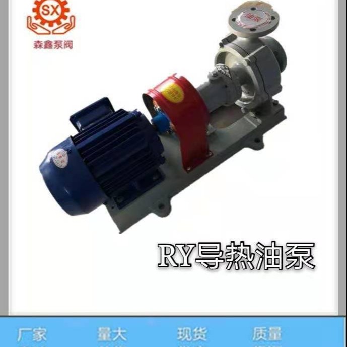 森鑫批发 RY20-20-125系列导热油泵  高温不变形离心泵 耐高温导热油泵