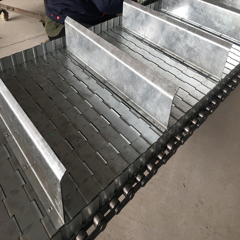 宁津威诺定制废铁压块打包机金属链板 钢板,铝板剪切输送机