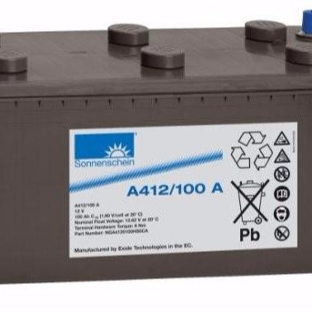 德国阳光蓄电池A412/100A 德国阳光蓄电池12V100AH 原装进口蓄电池 寿命长