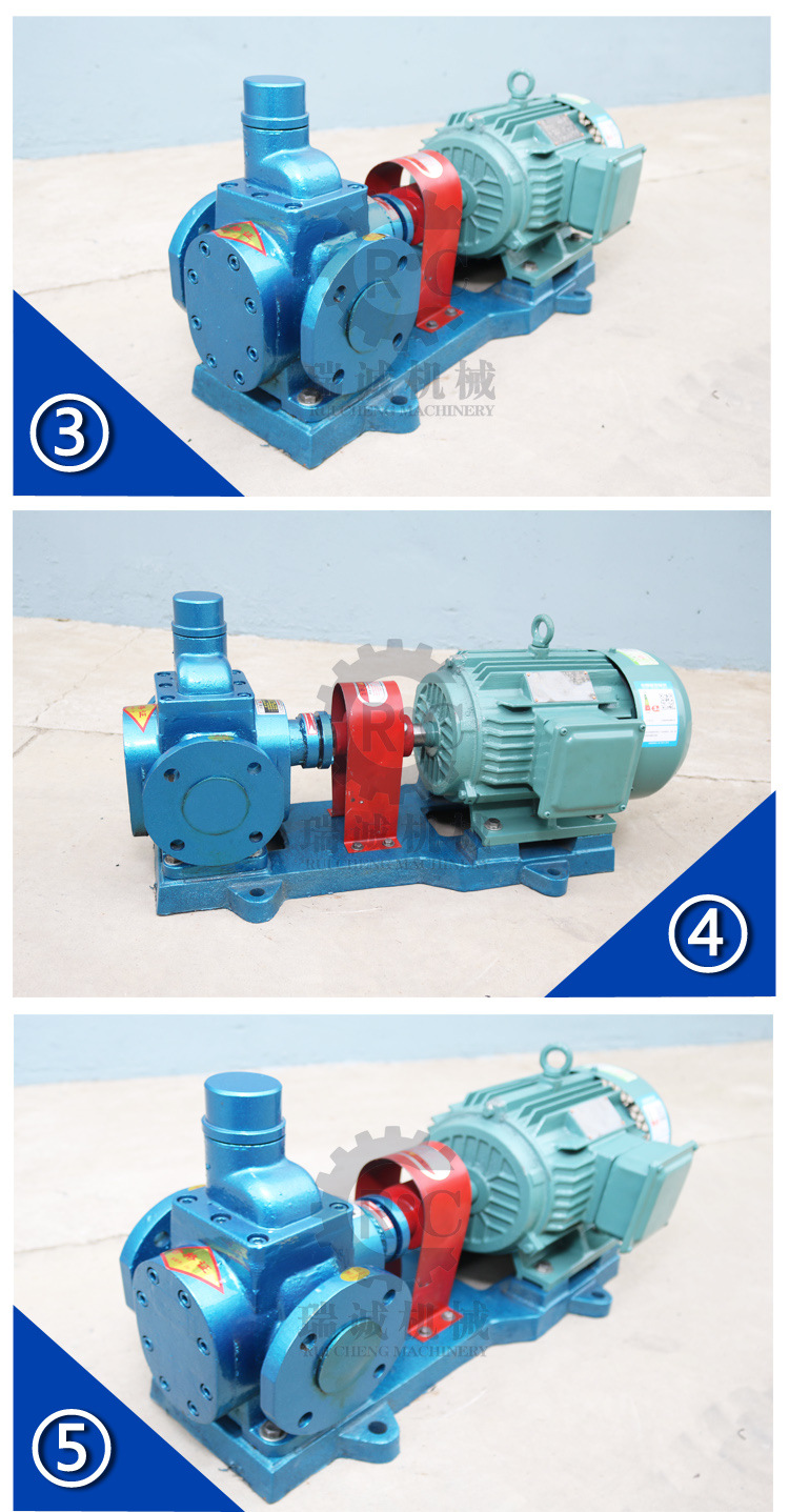 厂家供应 YCB系列圆弧泵 铸铁YCB10电动泵低噪运行大流量齿轮油泵示例图7