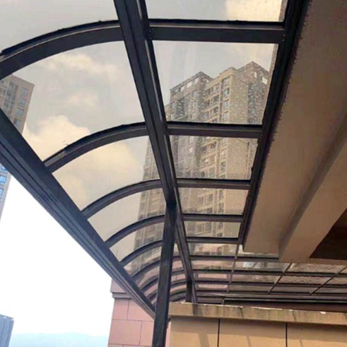 莜歌铝合金雨棚  露台阳台窗户雨篷 遮阳遮雨篷 雨搭加厚车棚
