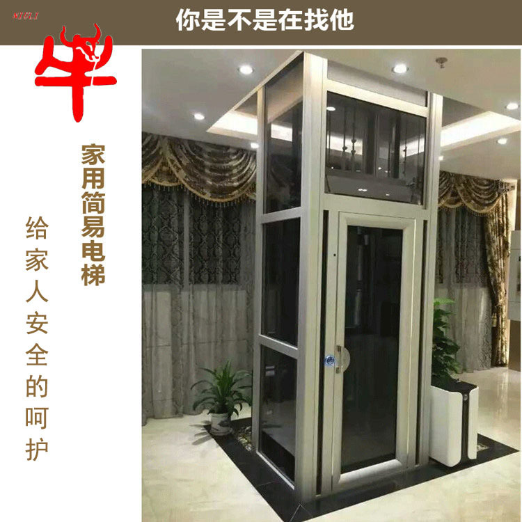家用小型电梯多少钱别墅家用观光电梯家庭升降机阁楼加装电梯示例图8