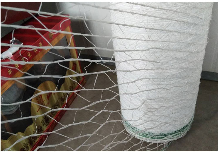 牧草网 白色麻制园艺麻网产业用包装网场上作业网 耐用牧草捆扎网示例图8