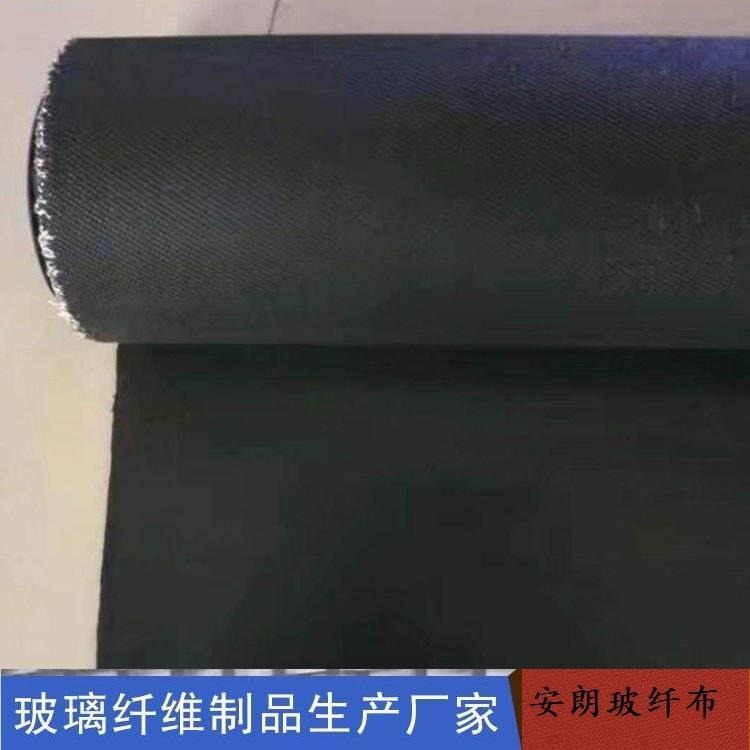 厂家热销声屏障黑色玻璃纤维布 声屏障专用黑色憎水玻璃纤维布 ANLANG玻璃纤维布