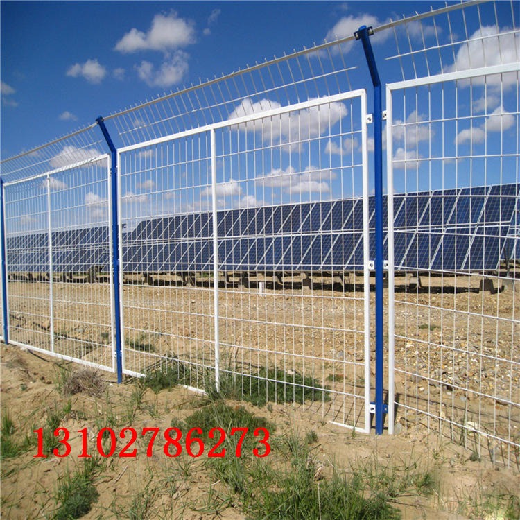 太阳能电站隔离网 太阳能场区护栏网 太阳能发电站围网图片