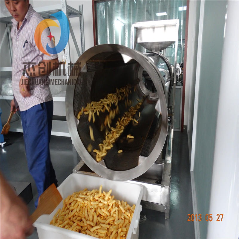 新品上市波纹薯片油炸机设备 膨化食品全自动生产线 波浪薯片加工设备