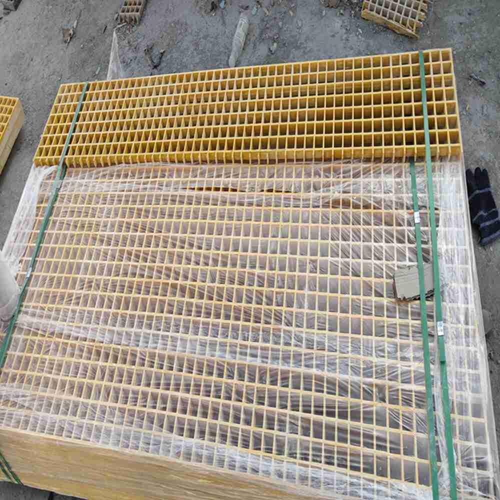 电缆沟盖板 霈凯格栅 玻璃钢38格栅生产工厂