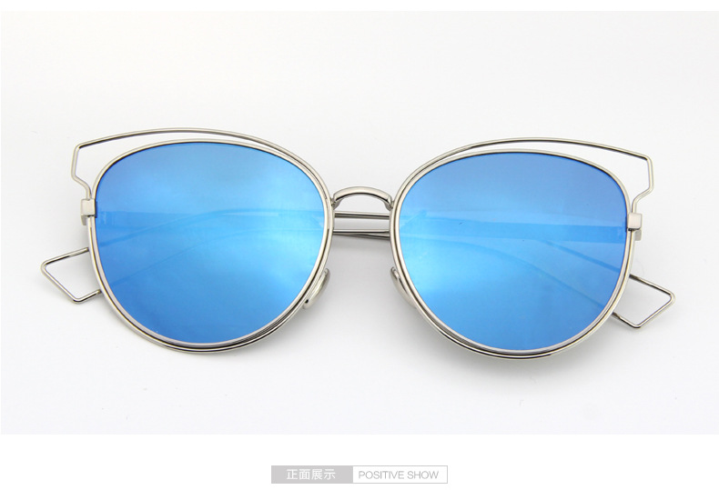 2016新款太阳镜批发 时尚潮流太阳眼镜 个性女士墨镜 猫眼太阳镜示例图16