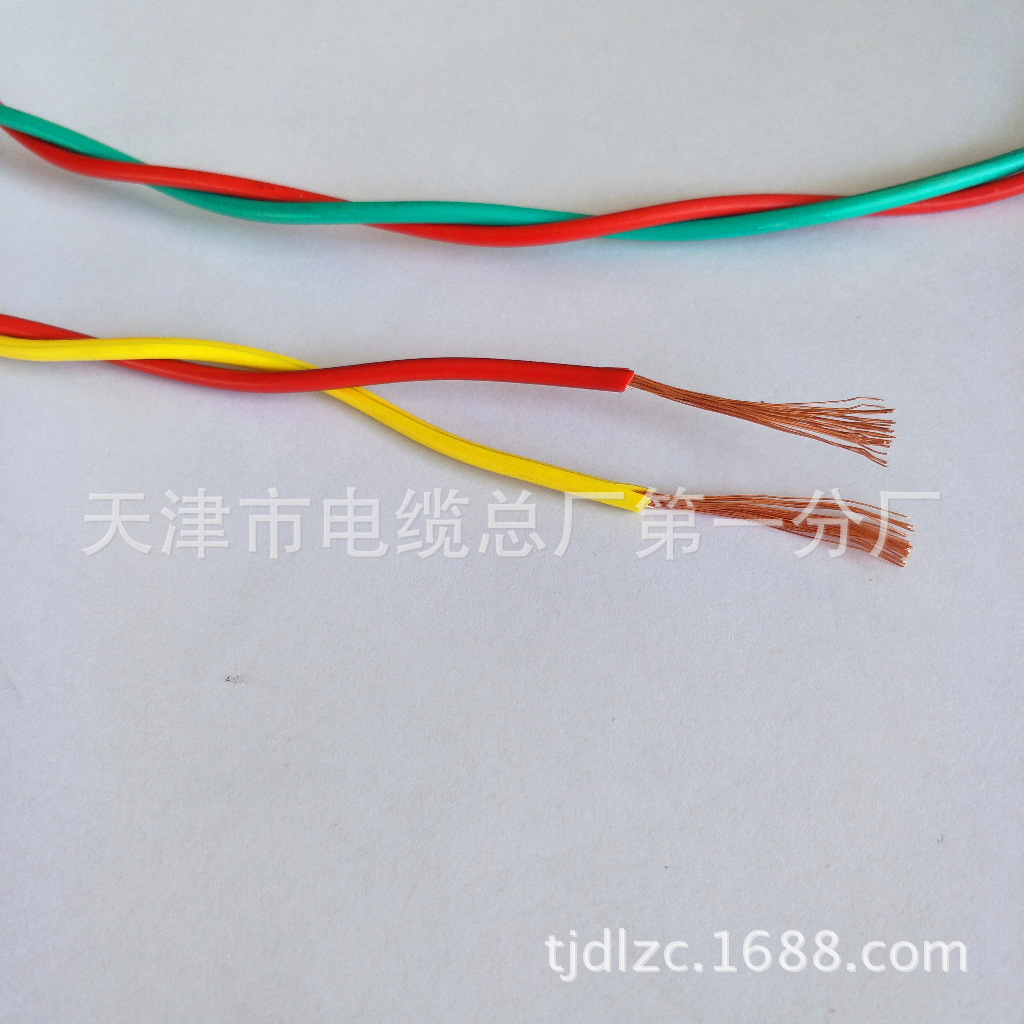 nh-RVS 2*0.75耐火麻花线 阻燃耐火电缆 双绞线示例图4