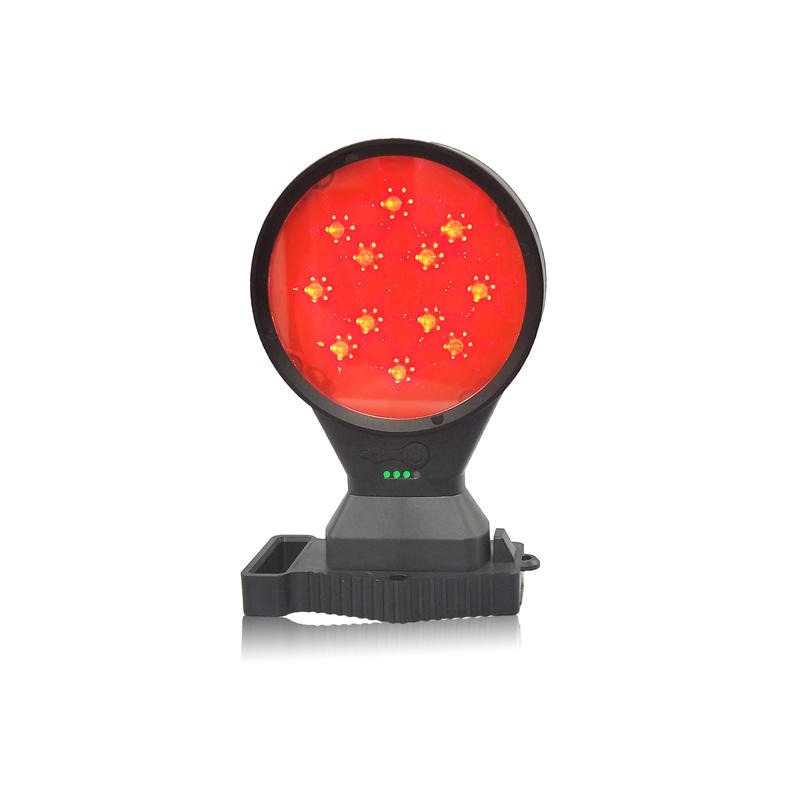 紫光YJ1820 红光警示灯 安全磁吸信号灯 双面方位照明灯