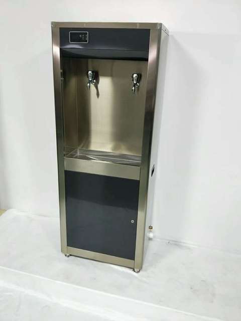 新乡柜式不锈钢饮水平台，一开一温直饮水机  温热开水机