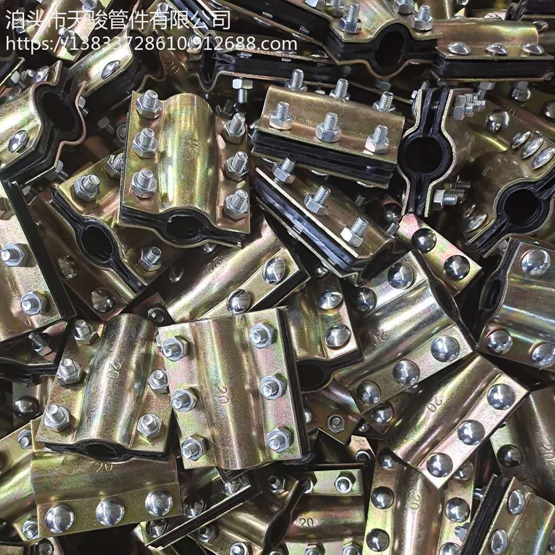 河北天骏 生产各种型号 碳钢哈夫节 160钢制堵漏器 90铸铁管和钢管专用冲压哈夫节 114钢板哈弗节2.
