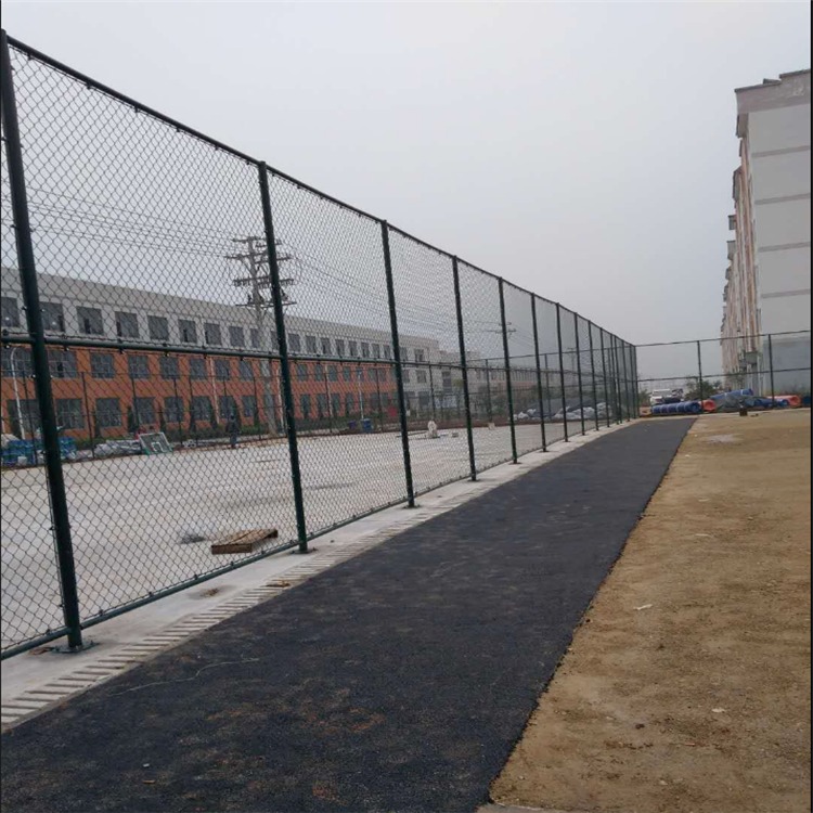 德兰供应球场围网 学校篮球场围网 勾花球场护栏网提供安装