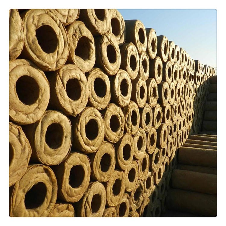 大量生产岩棉保温管 岩棉管质量保证