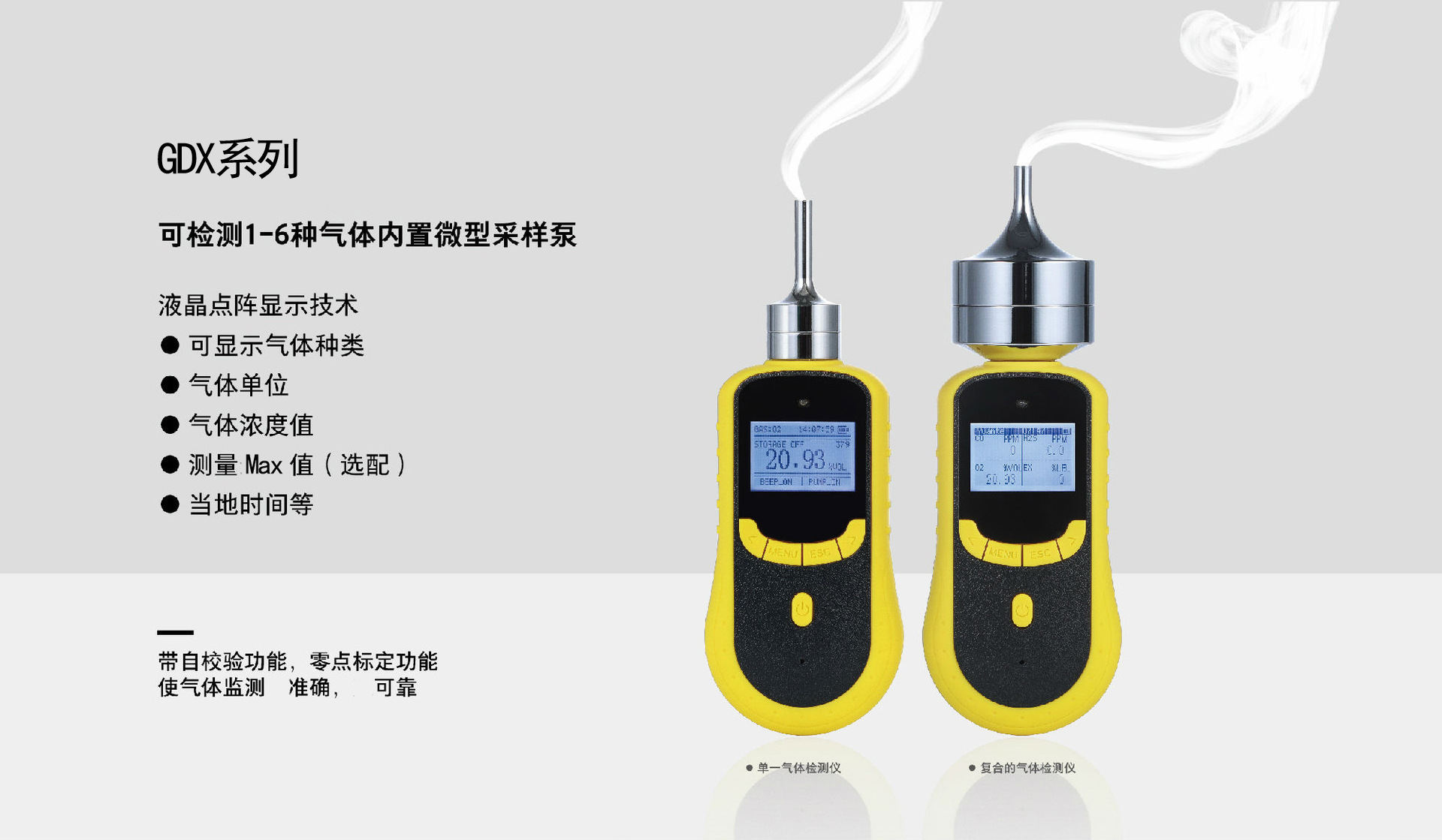 GDX-CH2O（大量程）手持泵吸式甲醛检测仪示例图4