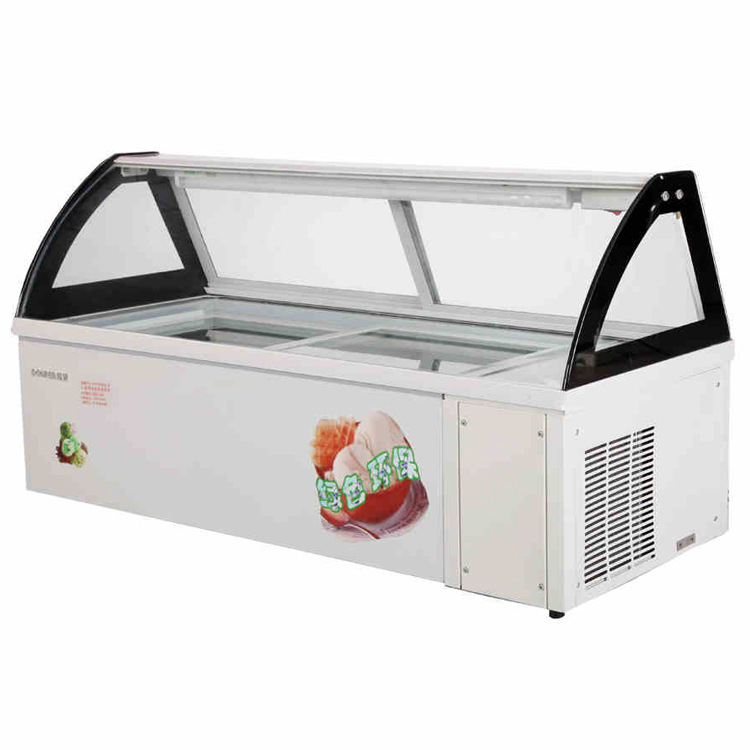 SDF60-W硬质冰淇淋专用冷冻展示柜商用水果冰淇淋自动除霜展示柜示例图1