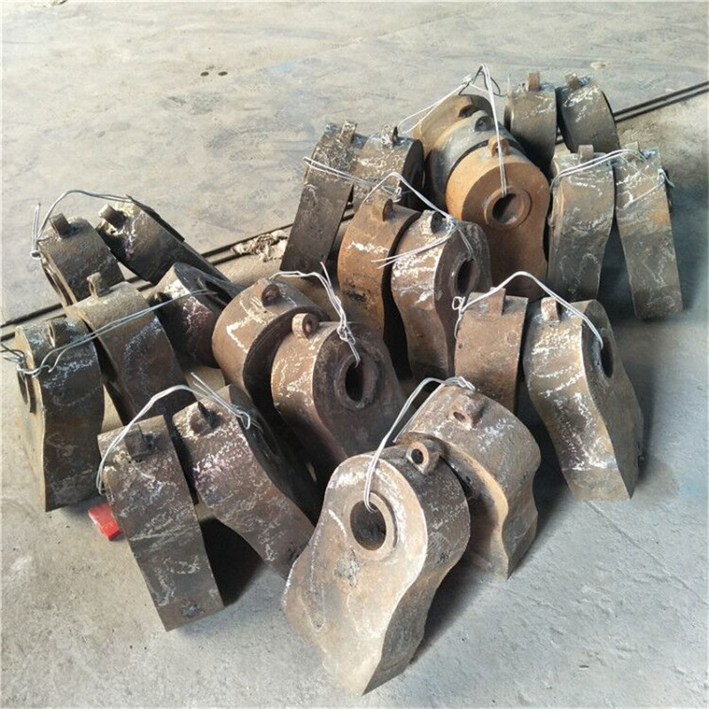 矿山机械制砂机方型锤头 可定制锰钢衬板锤头 破碎壁轧臼壁