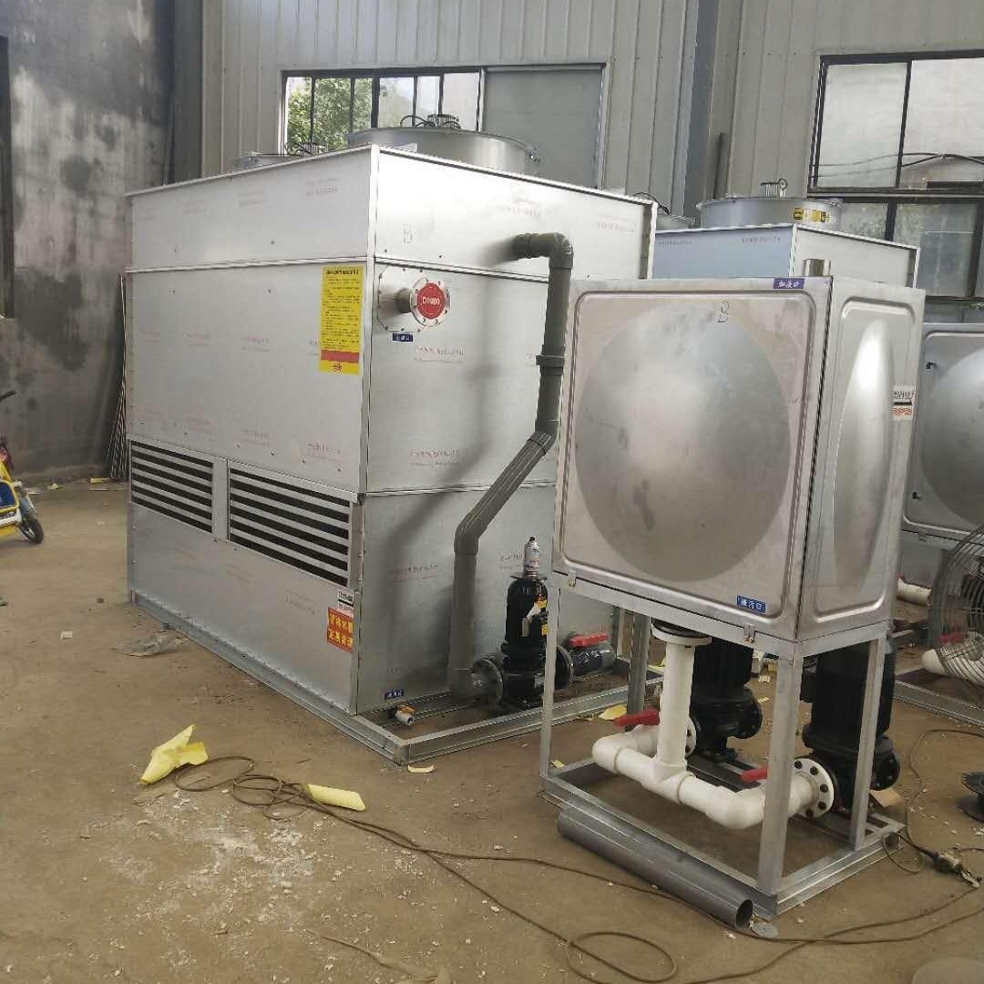 供应郑州蓝硕闭式冷却塔 金属熔炼炉配备专用冷却设备 工业封闭式冷却塔