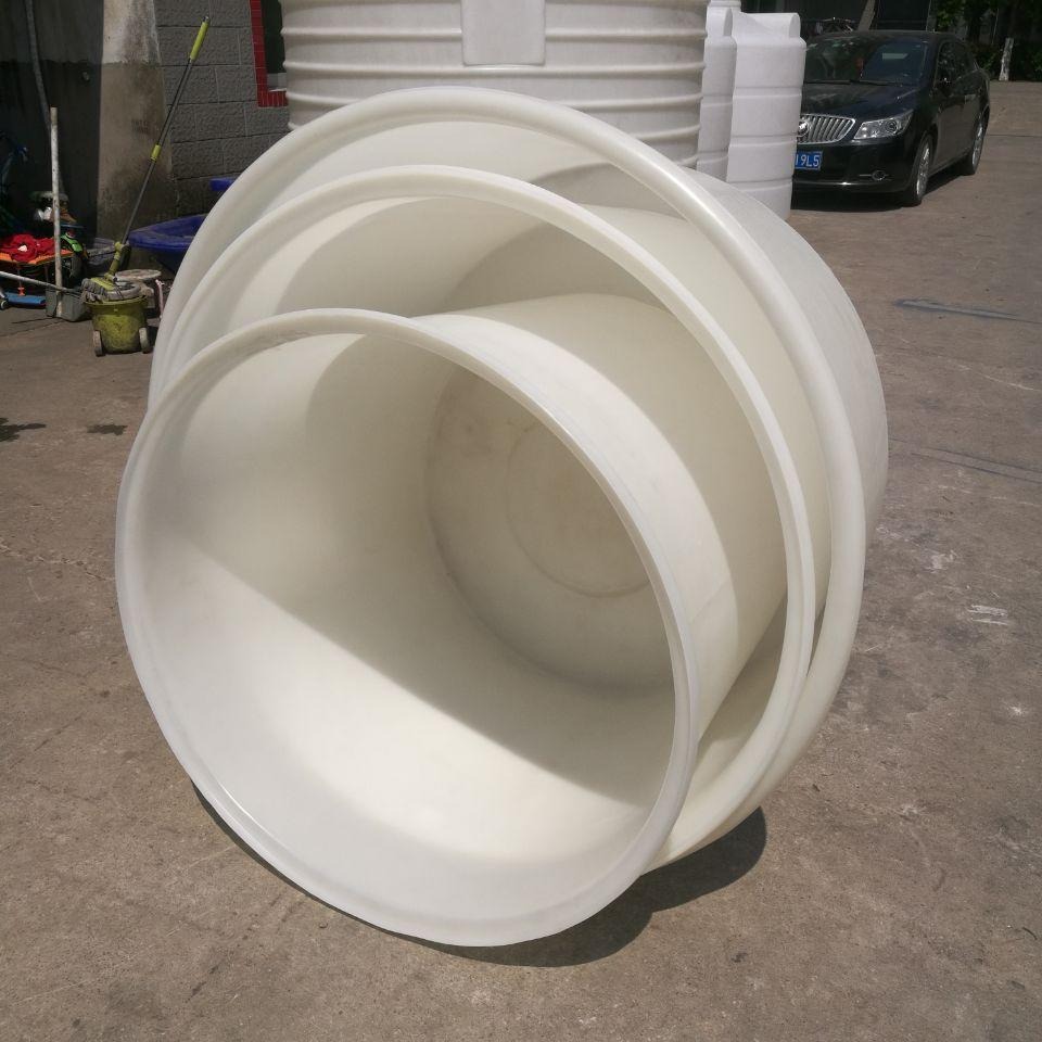 武汉诺顺1000升食品级PE塑料圆桶 湖北塑料圆桶厂家批发大口塑胶白桶
