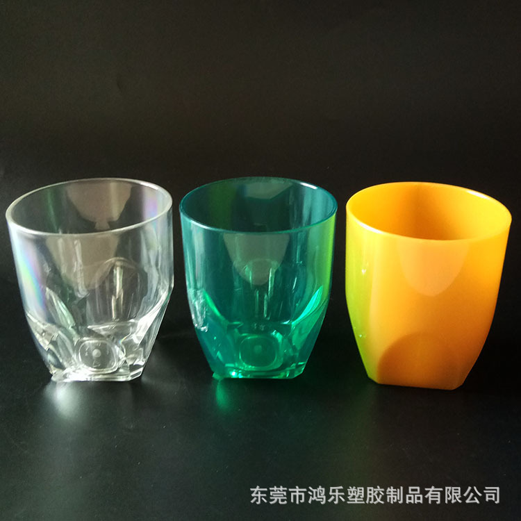 AS高透明塑料杯360ml塑料果汁杯冷饮杯亚克力杯酒吧烈酒杯示例图3