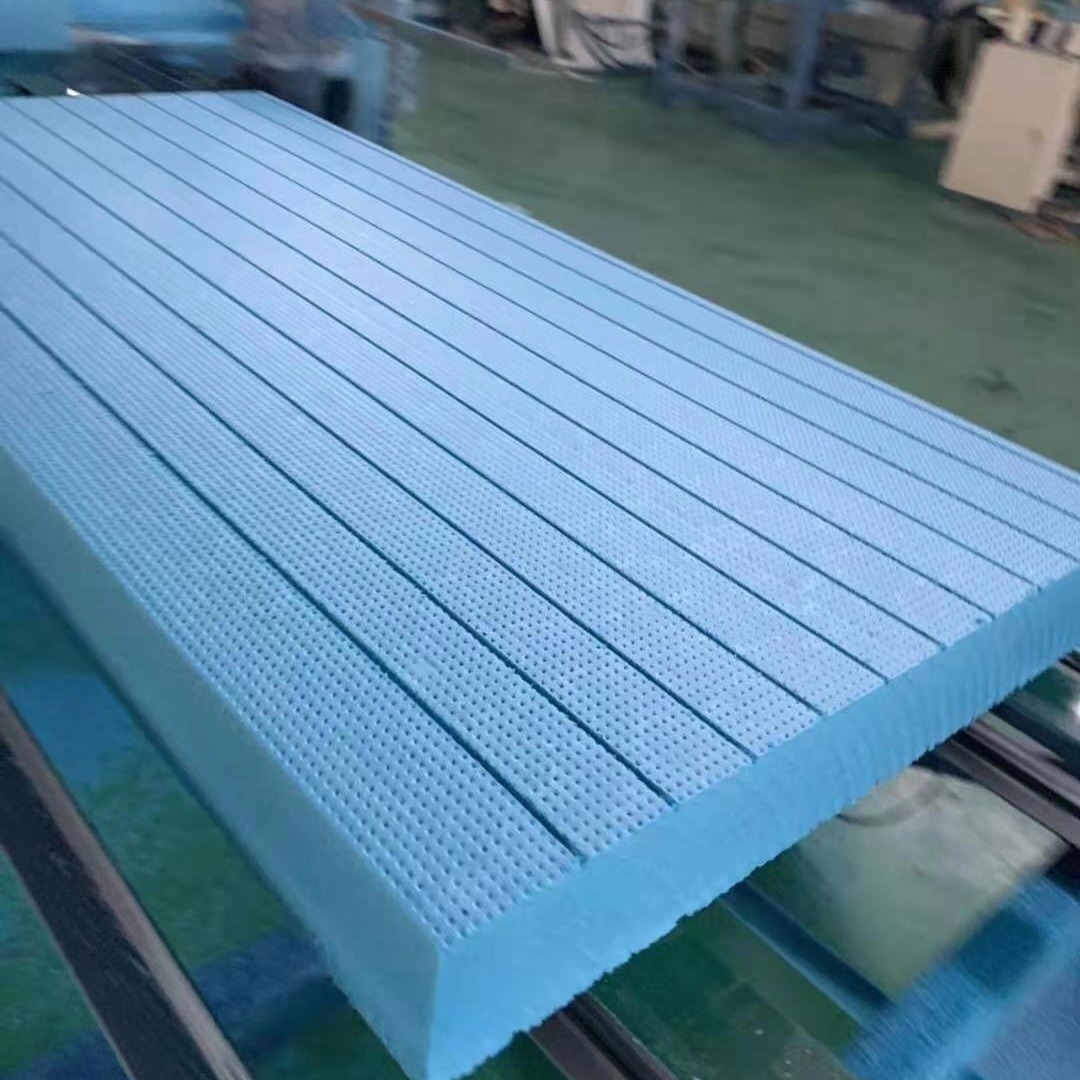轧花挤塑板价格 B1级挤塑板 东欧高密度挤塑保温板图片