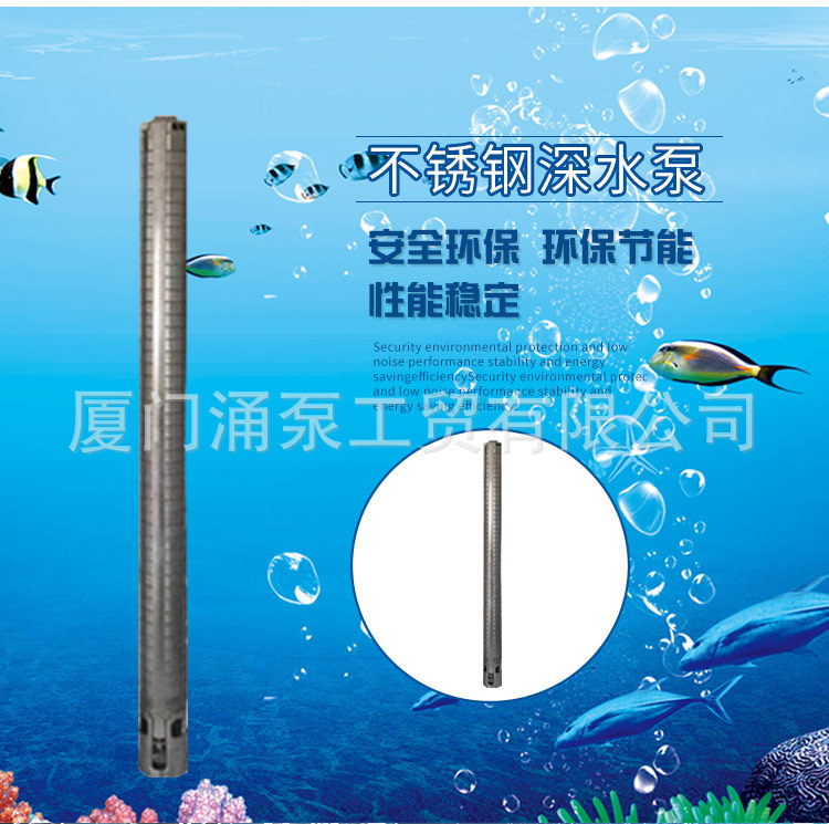 扬程81m 流量5m3/H 功率2.2KW  台湾进口电焊 立式多级离心潜水泵示例图3