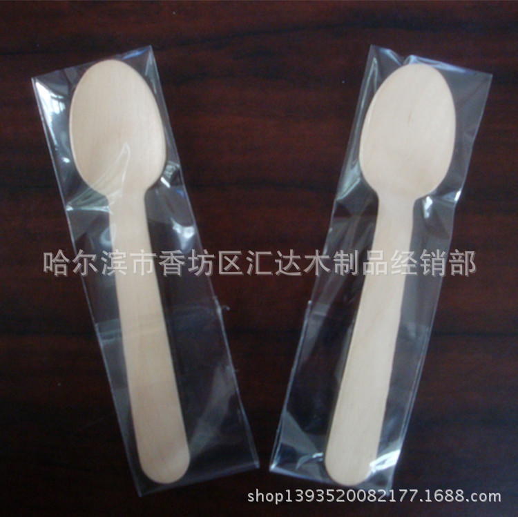 供应刀叉勺 木质刀叉勺 一次性木刀叉勺 独立包装刀叉勺