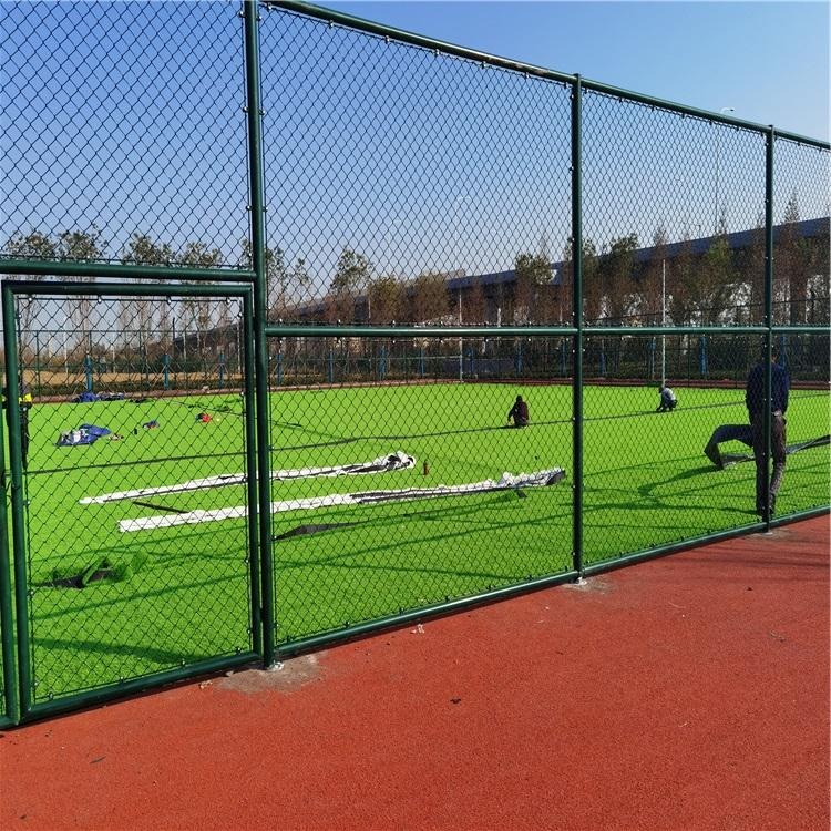 排球场围网 学校浸塑排球场围网 德兰球场防护栏生产厂家