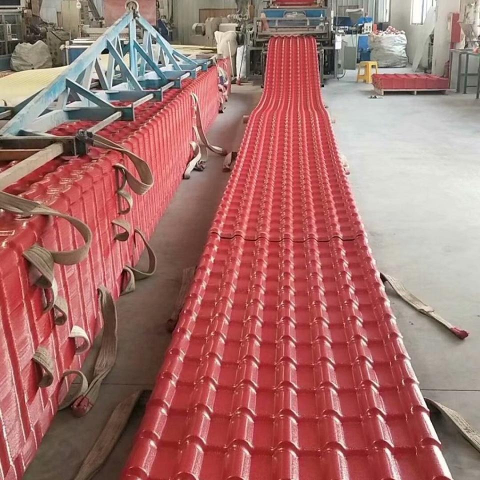 深圳西乡pvc瓦 阳光板 耐力板佛山虹鑫建材供应 树脂瓦1050型