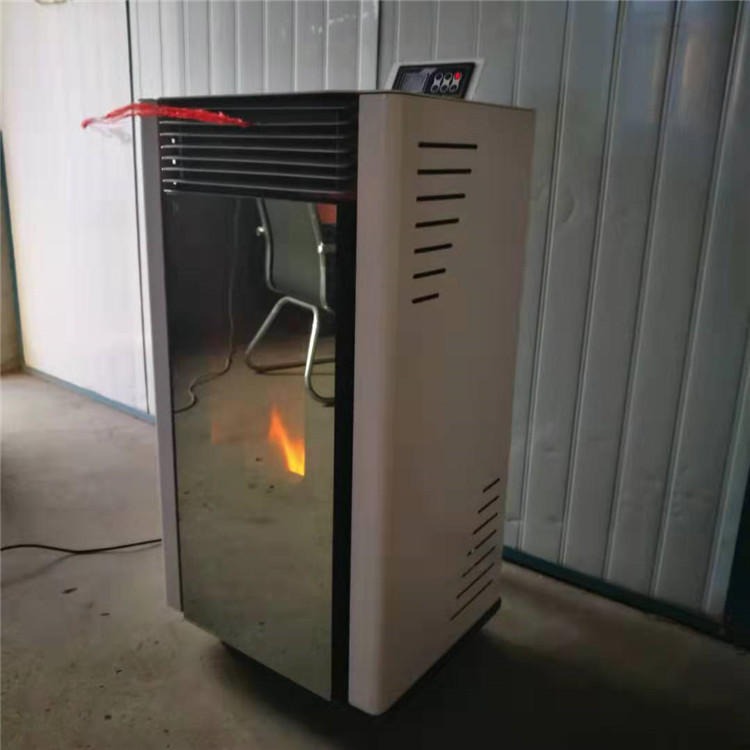 生物质颗粒采暖炉 家用门店用暖风炉 自动控温自动点火的热风炉图片