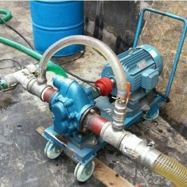 华海泵业KCB-483.3卧式齿轮泵 卫生级不锈钢齿轮泵 工业型自吸油泵 润滑油输送泵11KW  70口径