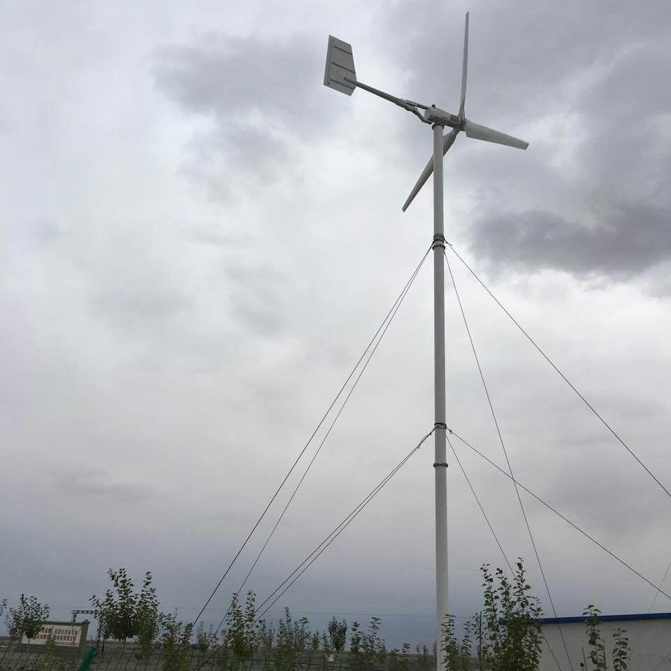宁夏10千瓦380伏三相交流风力发电机小型离网风力发电机野外使用