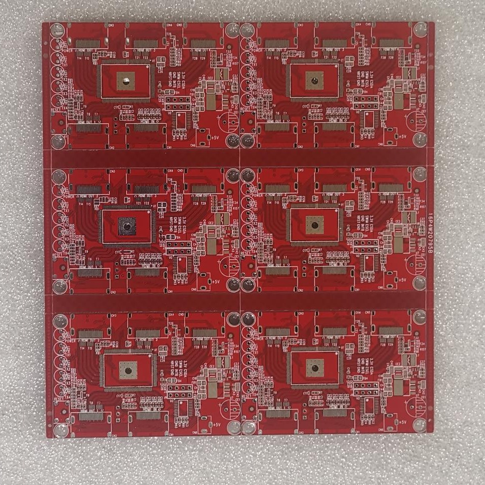 红色PCB电路板 捷科供应红色PCB电路板加工 pcb板采用联茂覆铜板加工制作 厂家直销 质优价廉图片