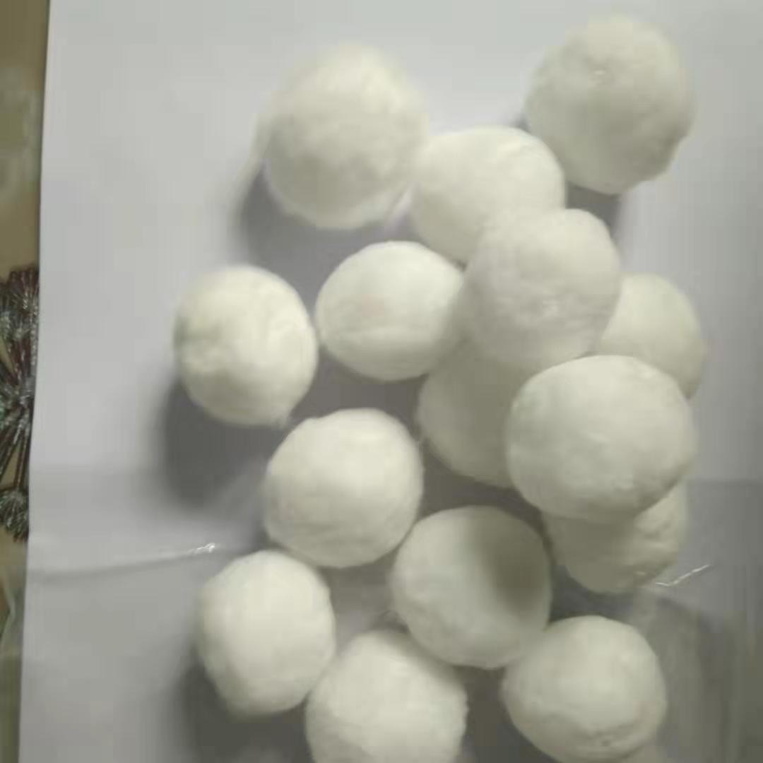 瑞思环保工厂直销纤维球 滤料硝化菌 毛球鱼缸用不脱丝不污水纤维球图片