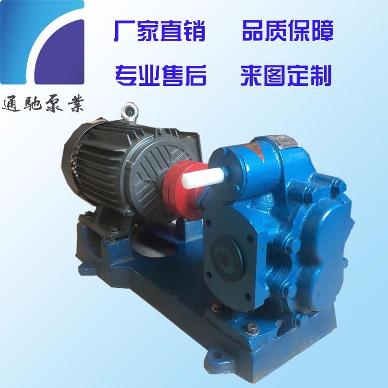 厂家批发 齿轮式抽油泵kcb-300燃油机油输送泵 kcb300齿轮泵