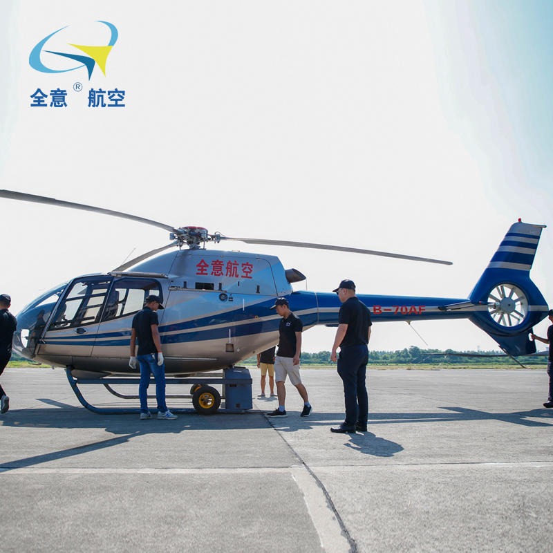 铜陵市罗宾逊R44直升机租赁 全意航空二手直升机出租 性能稳定 低价租赁图片