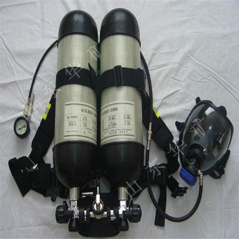 双瓶空气呼吸器厂家直销 双瓶空气呼吸器质量可靠 双瓶空气呼吸器品质保证 双瓶空气呼吸器华矿生产