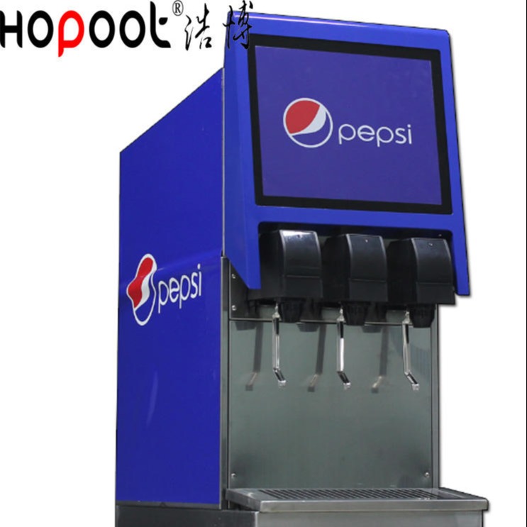 上海可乐机 亿美科气泵百事可乐机 商用碳酸饮料机冷饮机三阀可乐碳酸现调机图片