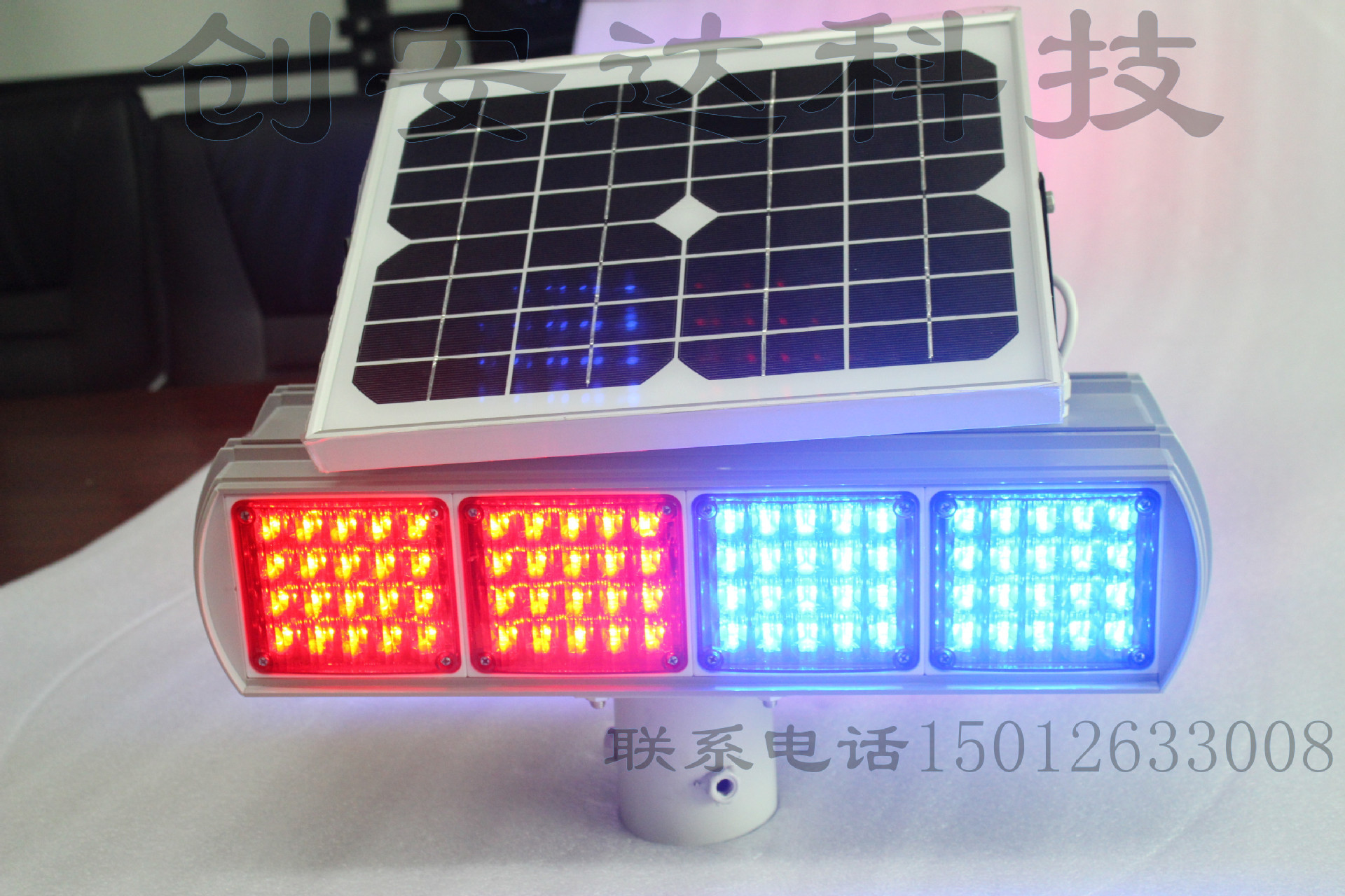 专业生产太阳能爆闪灯 频闪灯 交通警示灯  LED 高亮度爆闪灯示例图3