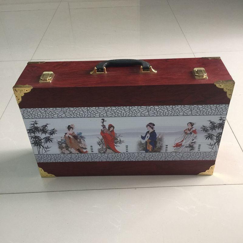 红酒包装木盒 HJMH 红酒包装木盒价格 红酒包装木盒公司 瑞胜达根据客户要求定制图片