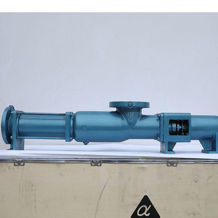 水溶性高分子胶体泵用流量:30m3/h压力:0.6Mpa,用G70-1P-W110单螺杆泵变频减速整机-泊远东