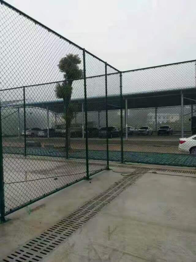 厂家直销低碳钢丝球场护栏网 体育场勾花护栏网防撞围网产地货源示例图5
