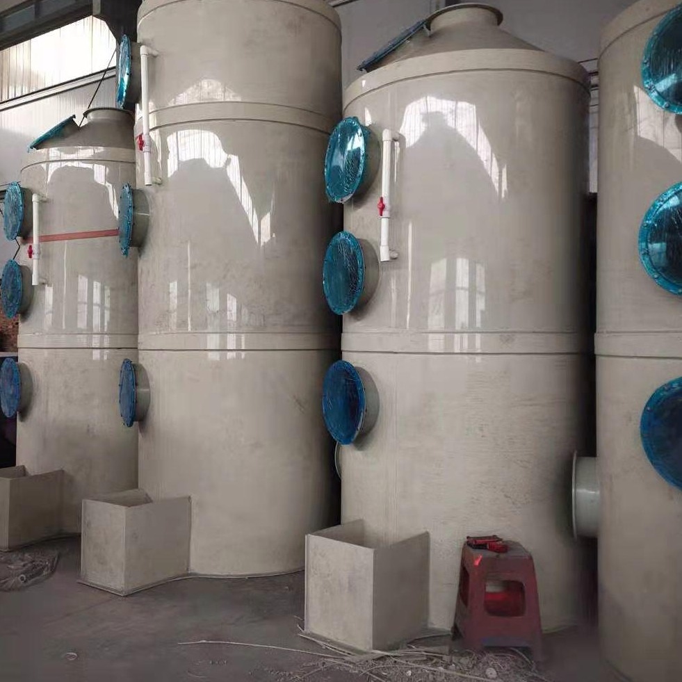 水喷淋塔 化工厂用酸雾降温净化器喷淋塔 沧诺环保
