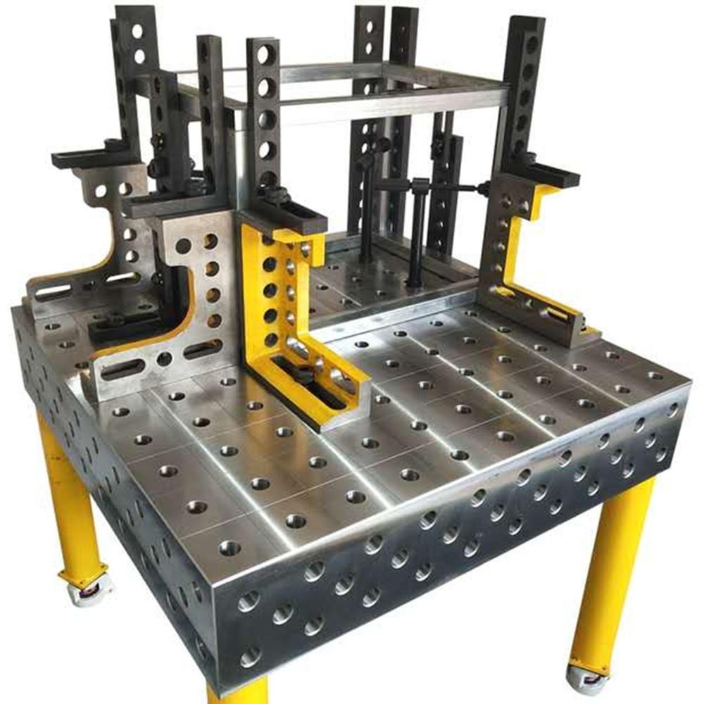 三维柔性焊接平台 机器人焊接工作台 28孔装配夹具法兰 宝都工量具