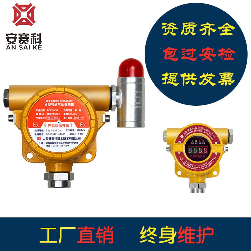 气体检漏仪,独立式气体报警器,C8H10气体报警器,氟化氢探测器,燃气探测器 安赛科-TCTG-S4