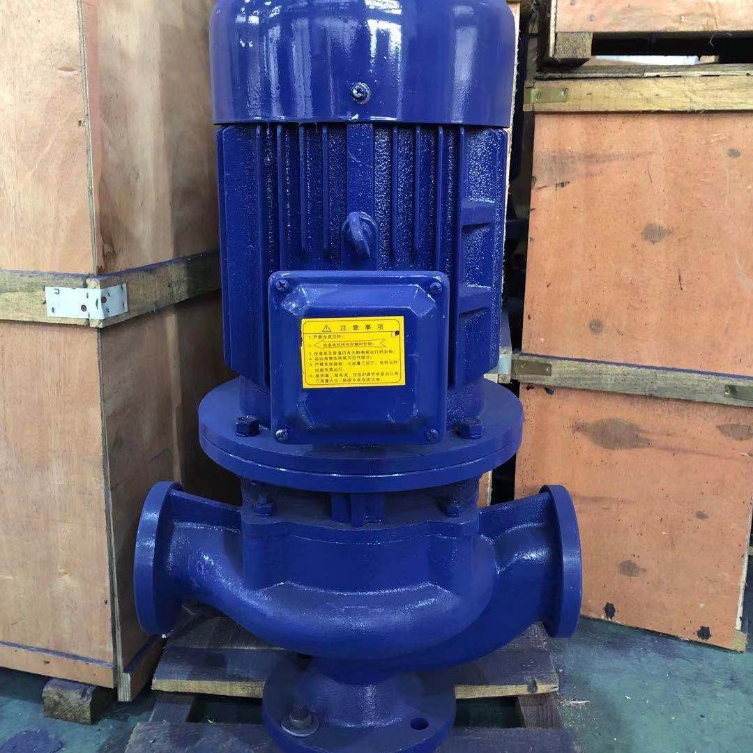 蓝升泵业GW立式管道排污泵 GWP耐腐蚀污水管道泵 立式污水泵 50GW40-15-4管道排污泵