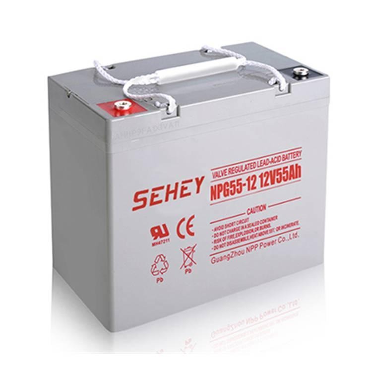 SEHEY蓄电池NP55-12西力蓄电池12V55AH直流屏 应急照明系统 UPS电源配套 配电柜
